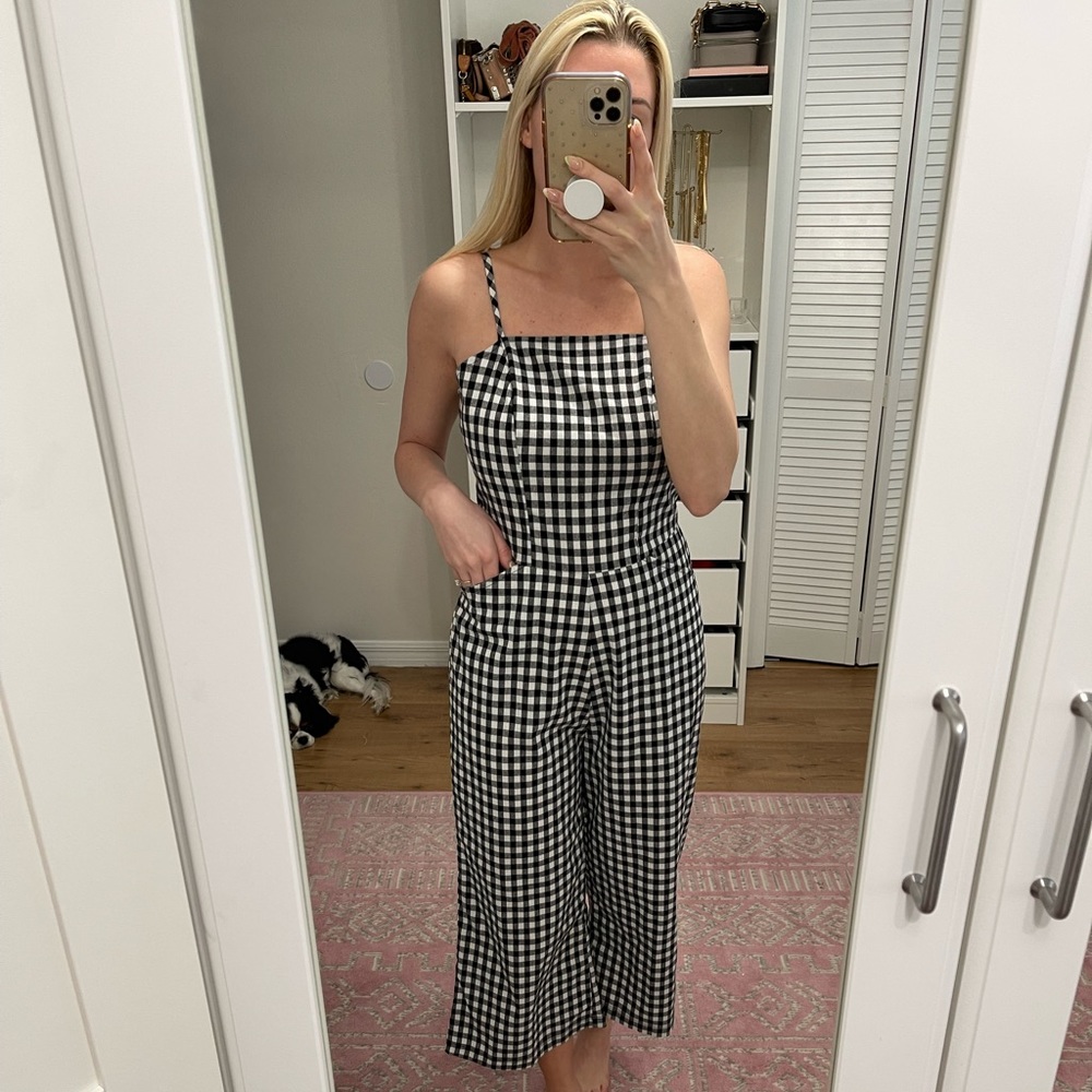 Gingham jumper